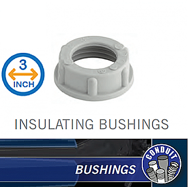 BP300, HUBBEL, PLASTIC, BUSHING, 3"