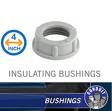 BP400, HUBBEL, PLASTIC, BUSHING, 4"