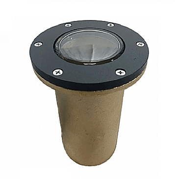 BR-UL1B, AXITE, LIGHTING, INGROUND, UPLIGHT, 12V, MR16, SOLID, BRASS, BLACK