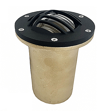 BR-UL2B, AXITE, LIGHTING, INGROUND, UPLIGHT, 12V, MR16, WITH, BLACK, GRATE