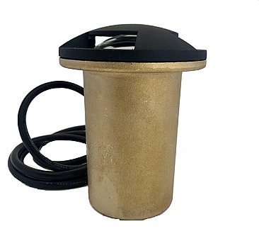 3-DIRECTIONAL INGROUND LIGHT 12V MR16 SOLID BRASS BLACK