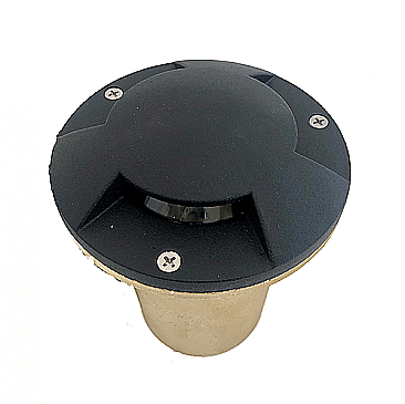 BR-UL3B, AXITE, 3-DIRECTIONAL, INGROUND, LIGHT, 12V, MR16, SOLID, BRASS, BK