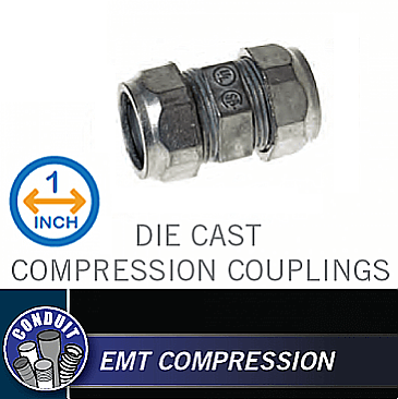 CKZ100, HUBBEL, 1", DIE, CAST, COMPRESSION, COUPLING