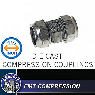 CKZ150, HUBBEL, 1-1/2", DIE, CAST, COMPRESSION, COUPLING