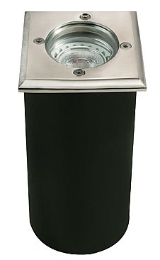 CL328-SS, CORONA, INGROUND, SQUARE, UPLIGHT, 12V, MR16, STAINLESS