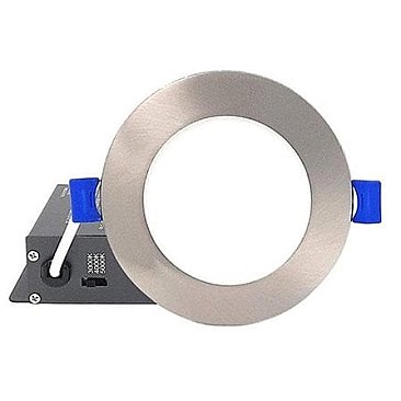 DR40RF-SN, DAWNRAY, 4", LED, SLIM, 12W, 3/4/5K, BRUSHED, NICKEL