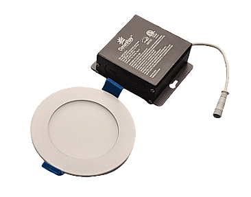 4" ROUND SLIM DOWNLIGHT 12 WATT 800 LUMENS 5 COLOR SELECTABLE WHITE