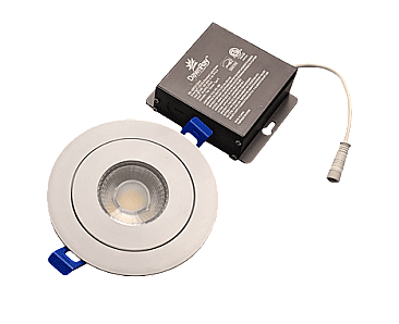 4" LED GIMBAL RECESSED 5CCT 27/3/35/4/5K - WHITE