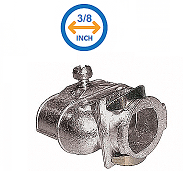 DUP038SF, HUBBEL, DUPLEX, 3/8", SNAP, FIT