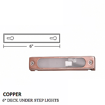 DUS060-CU, SOLLOS, DECK, UNDER-STEP, LIGHTS, COPPER