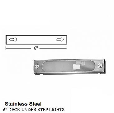 DUS060-SS, SOLLOS, DECK, UNDER-STEP, LIGHTS, STAINLESS, STEEL