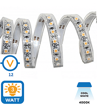 EV3-OUT-16-12V-2700, AXITE, OUTDOOR, RIBBON, 3W/FT, 27K, 90CRI, 12V, 16'