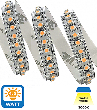 EV5-IN-16-24V-30K, AXITE, INDOOR, LED, RIBBON, 4.5W/FT, 3K, 91CRI, 24V, 16'