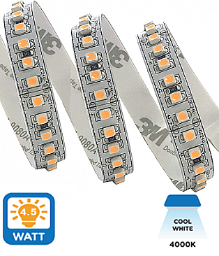 EV5-IN-16-24V-4100K, AXITE, INDOOR, LED, RIBBON, 45W/FT, 41K, 91CRI, 24V, 16'