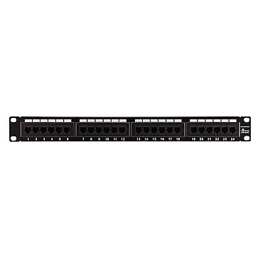 FHCD0324, 24-PORT, CAT5E, PATCH, PANEL, WITH, MOUNTING, BRACKET