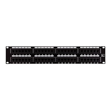 FHCD0348, 48-PORT, CAT5E, PATCH, PANEL, WITH, MOUNTING, BRACKET