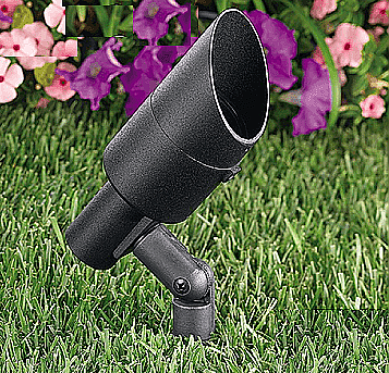 GR3218-B-NL, VISTA, PRO, MEDIUM, FLOOD, ANGLED, CAP, UPLIGHT, 12V, BLACK