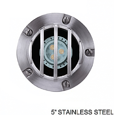 IGG049-SS, SOLLOS, INGROUND, FIXTURE, WITH, ROCK, GUARD, SS