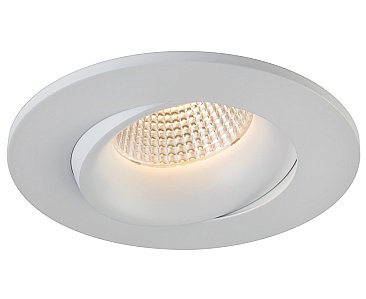 LED-35AD-12W-WH-EY, VOTATEC, 3.5", LED, GIMBAL, DOWNLIGHT, 3/4/5K, WHITE