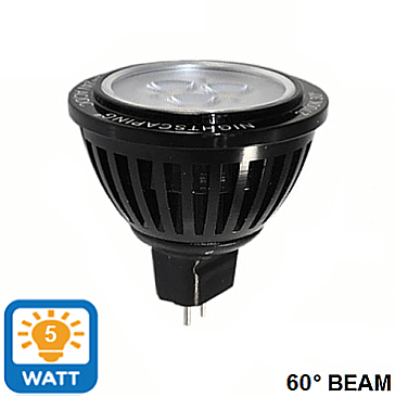 LEDMR165W6027KBK80, NIGHTSCAPING, MR16, LED, LANDSCAPE, BULB