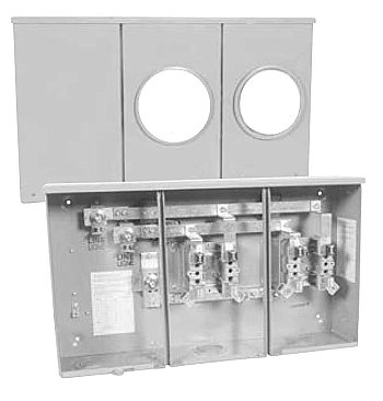 MSCL22R-BC, HYDEL, 400A, MAIN, 4, JAW, MULTI-POS, 2 GANG, 200A, PER, POS, U/G