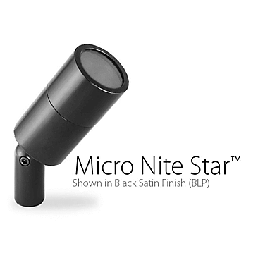 MN-MR-0-BLP-9-C, BK, LIGHTING, MICRO, NITE, STAR, MINI, SPOT, LIGHT, FLUSH, CAP