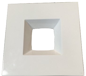 RTS-6RL15-WH, NATURALED, 6", WHITE, SQUARE, TRIM, FOR, 9527,, 7691, P10177