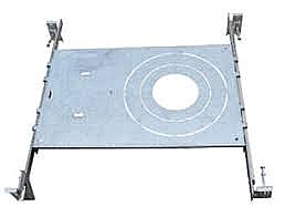 PLT-NC/DL/UNV, NATURALED, 2"/4"/6", FLAT, MOUNTING, PLATE, FOR, SLIM, FIXTURES