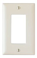 TP26LA, PASS, AND, SEYMOUR, WALL, PLATE, 1 GANG, NYLON, LIGHT, ALMOND
