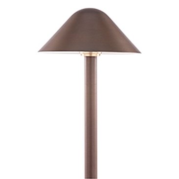 MODERN PATH LIGHT 12V ANTIQUE BRASS 15" STEM