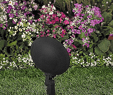 PR7218-B-NL, VISTA, PRO, ROUND, FLOOD, LIGHT, BLACK