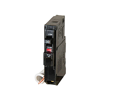 QO130GFI, SQUARE, D, 1, POLE, 30, AMP, PUSH, ON, GROUND, FAULT, BREAKER