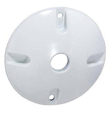 28012, VISTA, 1/2", 1, HOLE, ROUND, WEATHERPROOF, COVER, WHITE