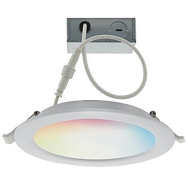 S11279, SATCO, LIGHTING, 4", RGBW, WIFI, SLIM, DOWNLIGHT, 10W, WHITE