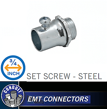 SCS075, HUBBEL, 3/4", STAINLESS, STEEL, CONNECTOR