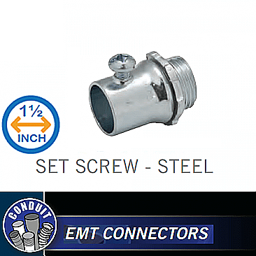 SCS150, HUBBEL, 1-1/2", STAINLESS, STEEL, CONNECTOR