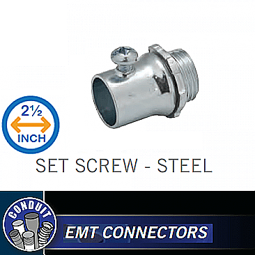 SCS250, HUBBEL, 2-1/2", STAINLESS, STEEL, CONNECTOR