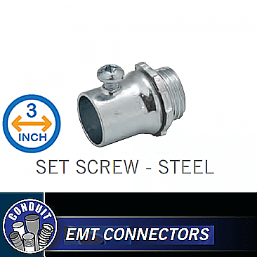 SCS300, HUBBEL, 3", STAINLESS, STEEL, CONNECTOR