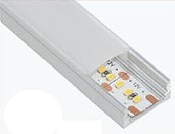 SLC-002T, AXITE, LIGHTING, SHALLOW, CHANNEL, WITH, TRANSLUSCENT, LENS, 8'