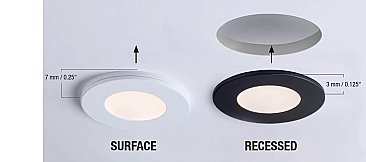 3-LIGHT SLIMLED PUCK KIT 3K BLACK