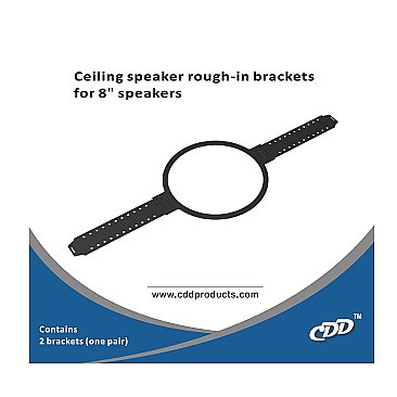 SPCD0009, CEILING, SPEAKER, ROUGH, IN, BRACKETS, FOR, 8", SPEAKERS, EACH