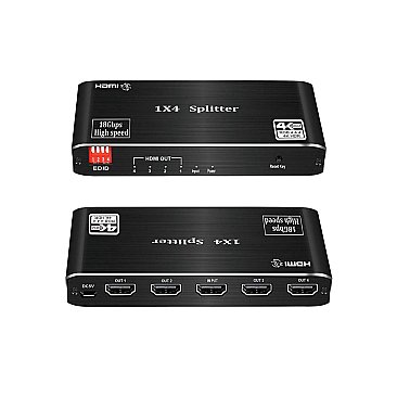 SPCD0014, HDMI, SPLITTER, 1, IN, 4, OUT, 4K, COMPATIBLE