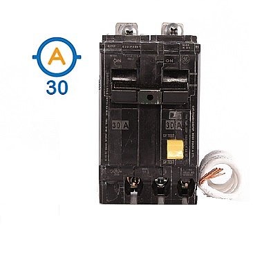 2 POLE 30 AMP BOLT ON EQUIPMENT PROTECTING GFI CIRCUIT BREAKER