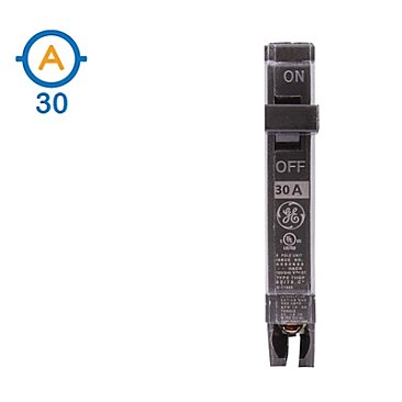 1 POLE 30 AMP PUSH ON CIRCUIT BREAKER