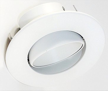 TL3530W/W, AXITE, LIGHTING, 3-1/2", ADJUSTABLE, WHITE, REFLECTOR/WHITE, TRIM