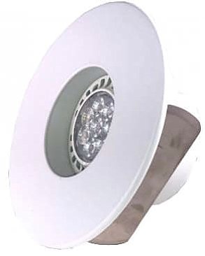 3-1/2" WHITE PIN HOLE TRIM WITH 2" OPENING