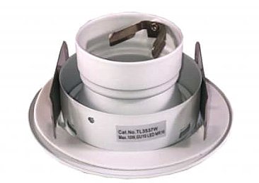 3-1/2" WHITE PIN HOLE TRIM WITH 2" OPENING