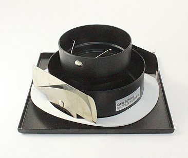 3-1/2" BLACK SQUARE PINHOLE TRIM