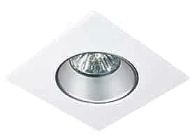 3-1/2" SQUARE HAZE REFLECTOR/WHITE TRIM