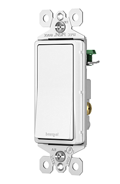 TM870W, PASS, AND, SEYMOUR, , 15, AMP, 1, POLE, DECORA, SWITCH, 120/277V, WHITE